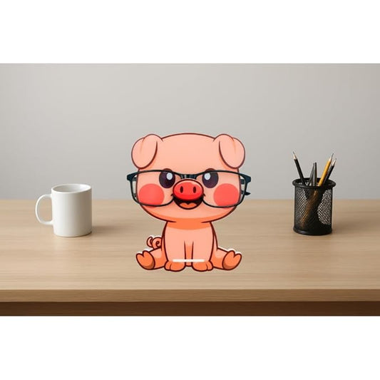 Cute Pig Eyeglass Stand Holder
