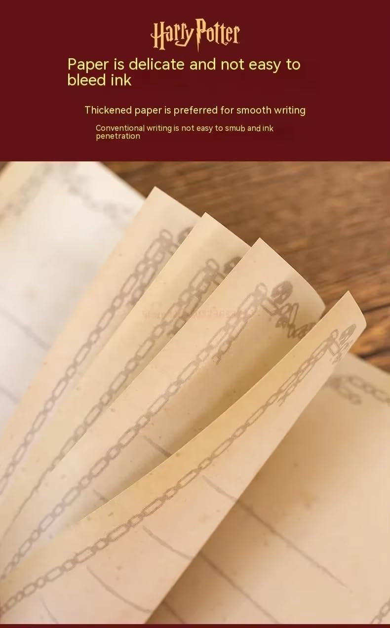 Harry Potter Inspired Lock Diary with Magnetic Snap | 1 Pc A5 Planner Notebook | Cute Cartoon Design | Lined Pages | Gift for Kids, Teens & Fans (Hermoini)