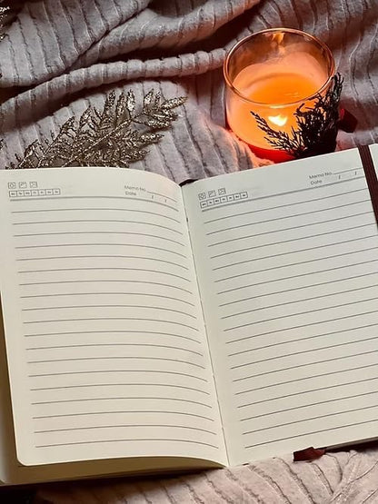 Harry Potter Hardcover Journal Diary, Vintage Writing Paper Notebook, 92 sheets Magnetic Cover (192 Pages) (Hogwrt Grey)