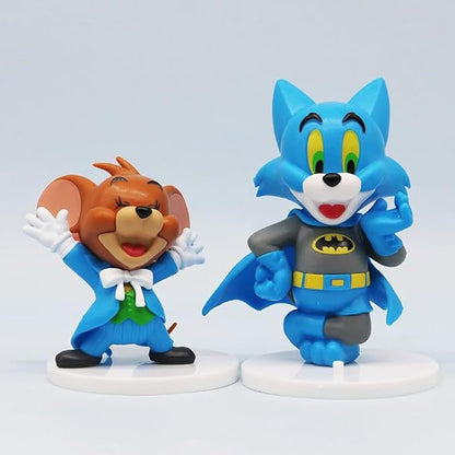 Tom & Jerry Superhero & Wizard Collection | Set of 2 Collectible Figurines