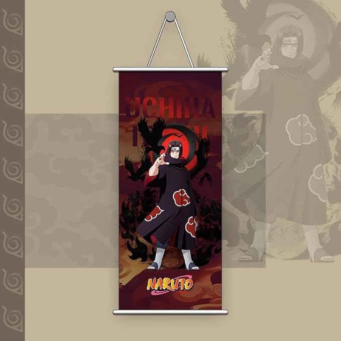 Anime Wall Scroll – 29.13 x13.77 Inche Hanging Scroll | Smooth, Anti-Wrinkle, Wear-Resistant | Art Decoration for Bedroom, Living Room, Office