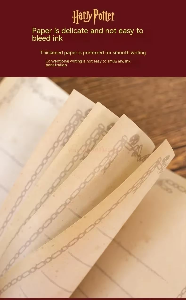 Harry Potter Inspired Lock Diary with Magnetic Snap | 1 Pc A5 Notebook | Cute Cartoon Design | Lined Pages | Gift for Kids, Teens & Fans (Ron)