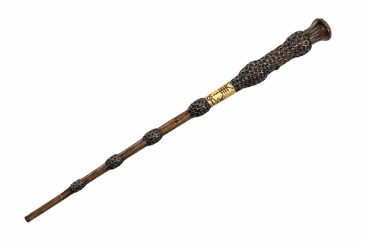 Harry Potter Magic Wand with Fire Effect | Wizard Fire Spitting Wand Costume Prop | Fireball Magic Wand for Party & Halloween | Gift Packaging with Manual | Dumbledore Style Wan