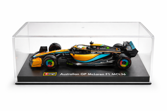 McLaren MCL36 F1 Diecast Model Car (1:43 Scale) – Australian GP Daniel Ricciardo #3 | Premium Collectible with Display Case