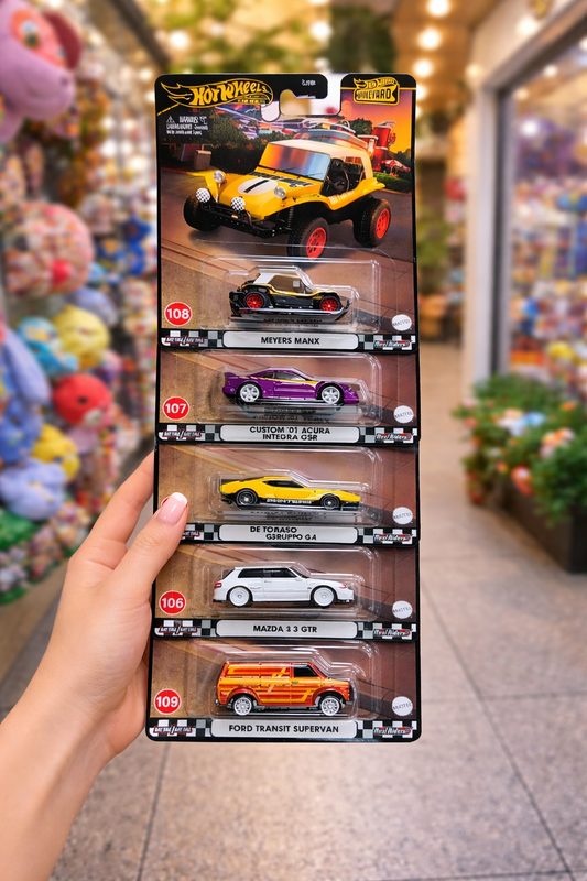 Hot Wheels Boulevard Real Riders 5-Pack Die-Cast Cars | Premium Collector Set | Meyers Manx, Acura Integra, Pantera, Mazda 787B, Ford Supervan | COD NOT AVAILABLE