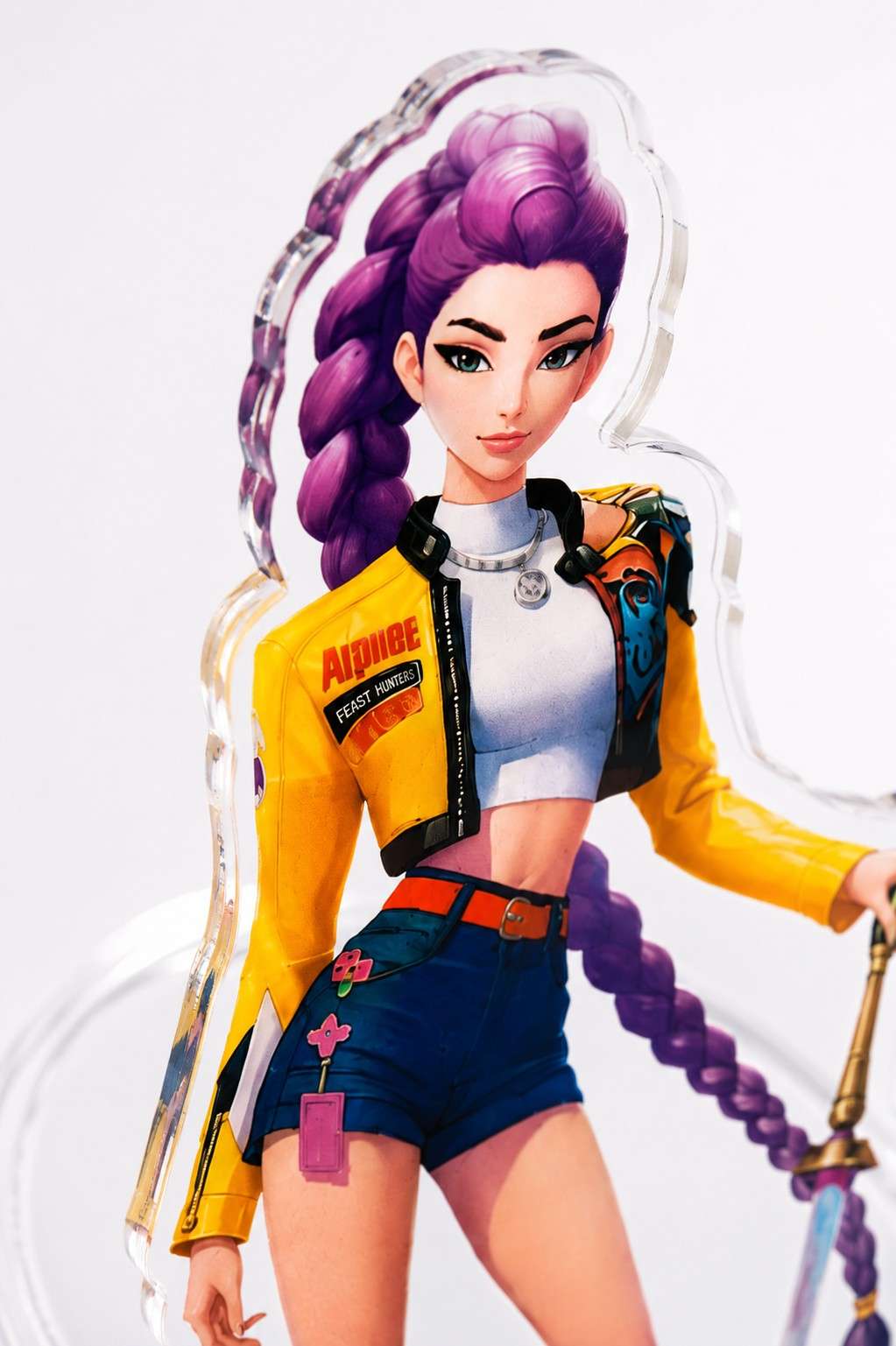 K- Pop Demon Hunters Acrylic Standee Figure 15cm (Rumi)
