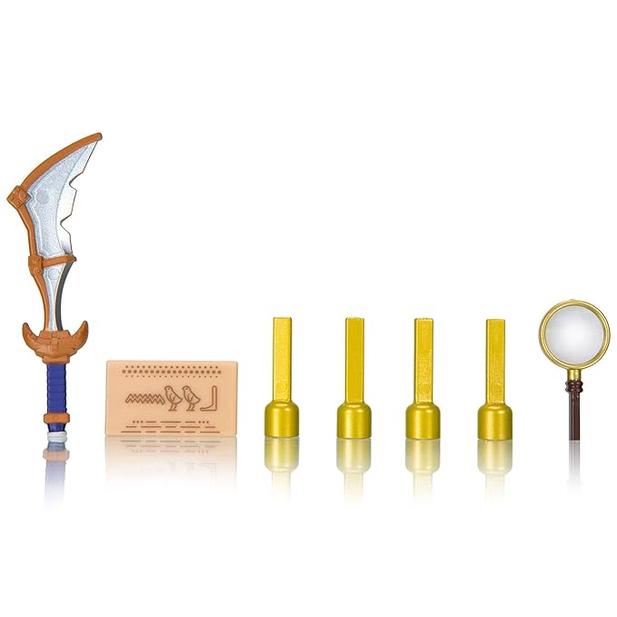 Roblox Action Figure Collection - Escape Room: Pharaoh's Tomb Playset- 10-Piece Collectible Pack