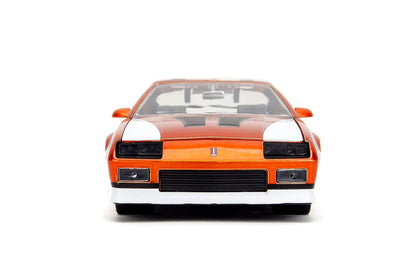 Jada Toys Cheetos 1:24 1985 Chevy Camaro Z28 Die-Cast Car & 2.75" Chester Cheetah Figure, Orange (COD NOT AVAILABLE)