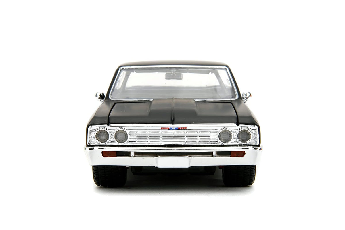 Fast & Furious Fast X 1:24 1967 Chevy El Camino Die-Cast Car, Toys for Kids and Adults,Black ( COD NOT AVAILABLE)
