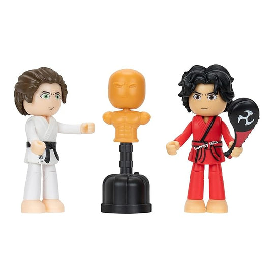 Cobra Kai Diaz vs. Keene Action Figure 6-Pack – Karate Training Set with Accessories