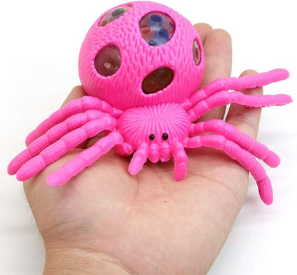 Random Color Spider Squeeze Ball – Stress Relief Fidget Toy