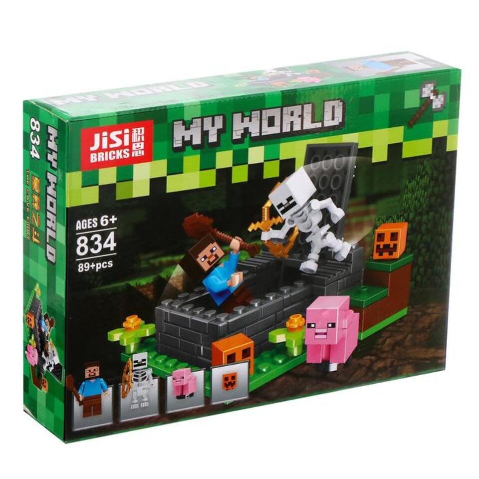 Minecraft Building Block Farm Set for Kids, 89+ Pieces Creative Construction Set, Bricks Kit with Figures & Accessories | Educational Toy for Boys & Girls Age 6+ (Style Code 834)