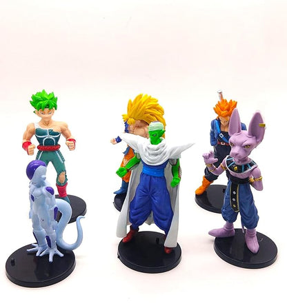 Dragon ball Z Action Figure Limited Edition Figure Manga Toy Collectible (DBZ Picolo Set of 6)
