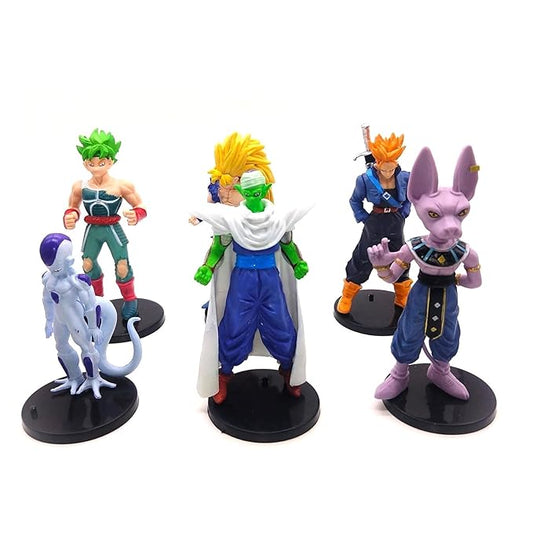Dragon ball Z Action Figure Limited Edition Figure Manga Toy Collectible (DBZ Picolo Set of 6)