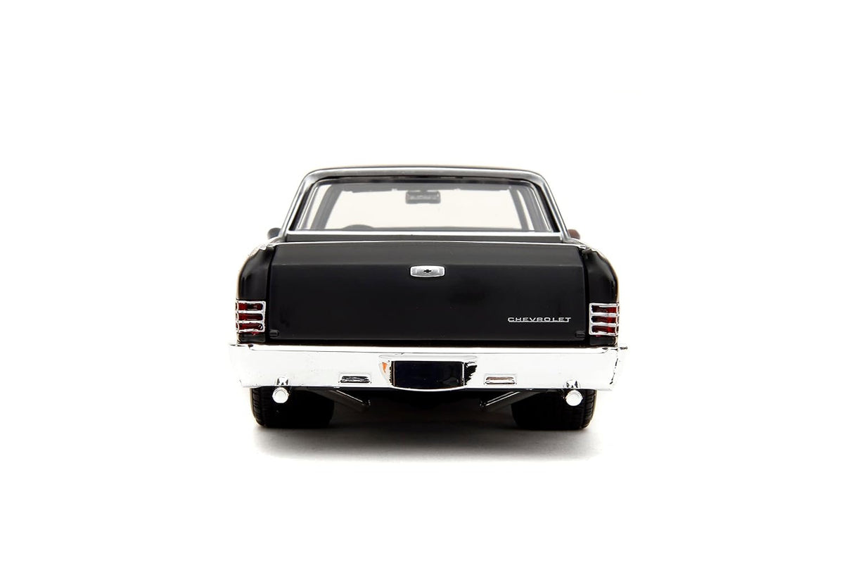 Fast & Furious Fast X 1:24 1967 Chevy El Camino Die-Cast Car, Toys for Kids and Adults,Black ( COD NOT AVAILABLE)