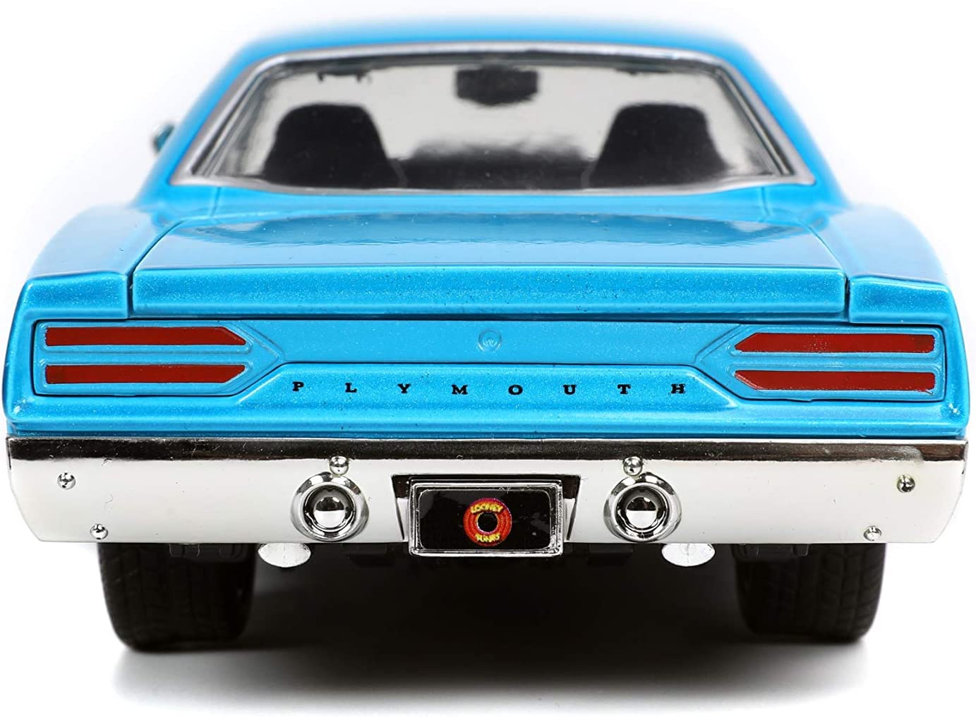 Looney Tunes 1:24 1970 Plymouth Roadrunner Die-cast Car and 2.75"" Wile E. Coyote Figure, Toys for Kids and Adults( COD NOT AVAILABLE)
