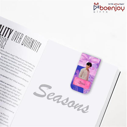 K POP Demon Hunters Saja Boys Bookmark Set of 10-8 Magnetic Bookmarks + 2 Paper Bookmarks for Book Lovers, Aesthetic Bookmarks, Magnetic Bookmarks for Readers (11 x 2.9 cm) New