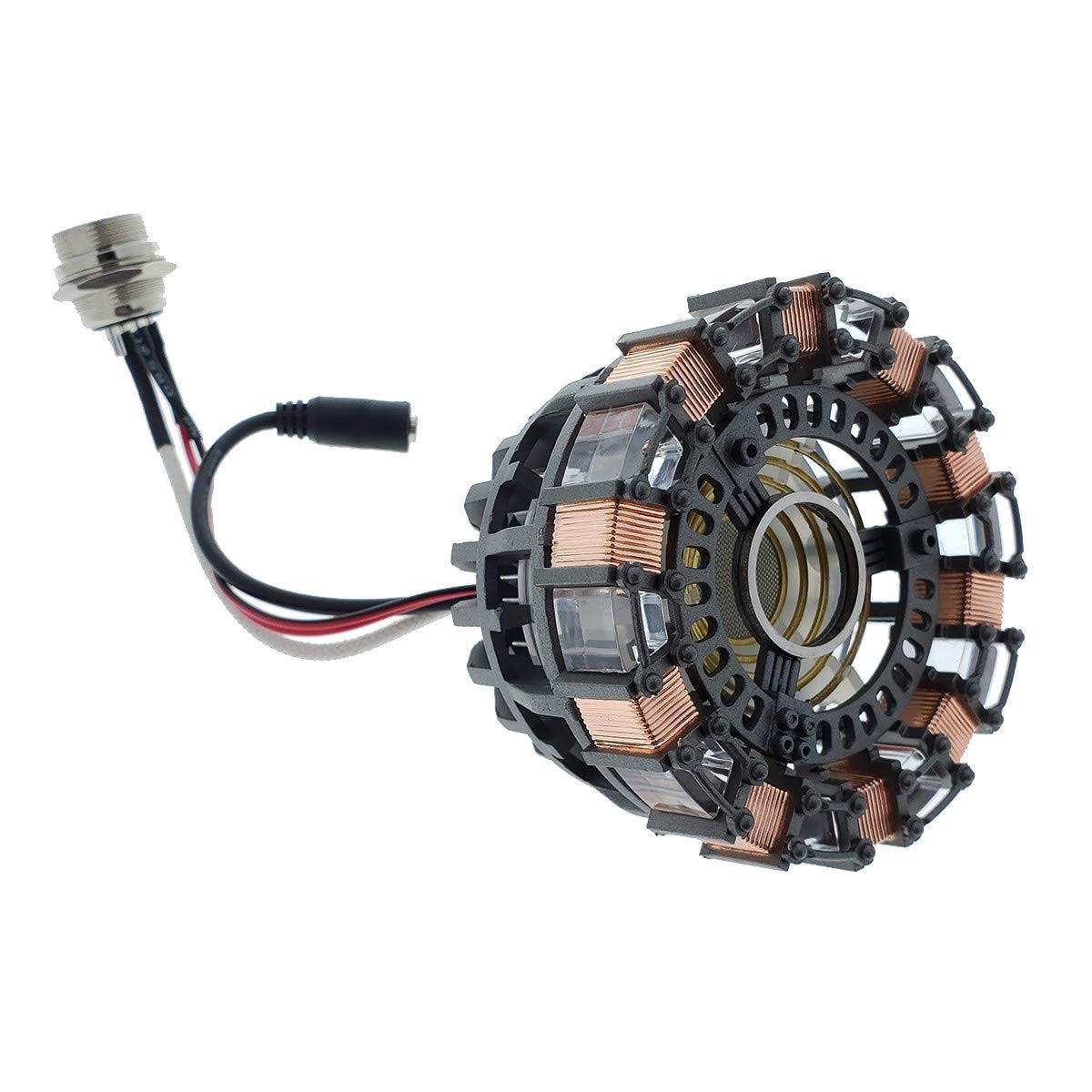 Iron Man Arc Reactor MK1 – Proof That Tony Stark Has A Heart LED Display with Acrylic Case | Vibration Sensor Collectible Replica