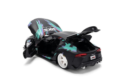 Jada 2020 Toyota GR Supra HKS, Black/Green Toys 37023-1/24 Scale Diecast Model Car ( COD NOT AVAILABLE0