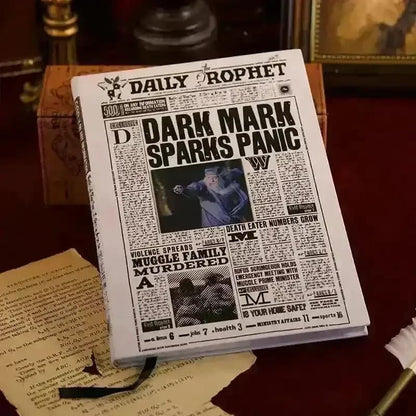 Harry Potter Daily Prophet 3D Picture Changing Notebook | Magical Harry Potter Inspired Journal | 128 Sheets | Moving Image Cover | Premium Gift Diary for Fans & Collectors