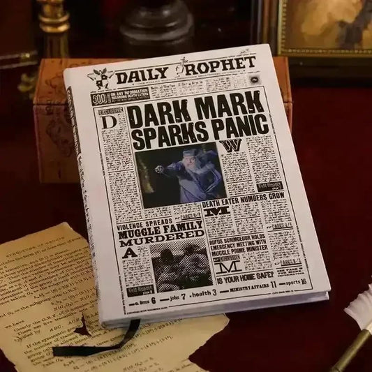 Harry Potter Daily Prophet 3D Picture Changing Notebook | Magical Harry Potter Inspired Journal | 128 Sheets | Moving Image Cover | Premium Gift Diary for Fans & Collectors