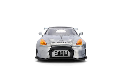 Jada Mechagodzilla w/ 2009 Nissan GT-R R35 Ben Sopra – 1:24 Anime Hollywood Rides – Die-Cast Car & Figure Toys – Opening Doors, Hood & Trunk – Collectible – Ages 8+ – Multi-Color ( COD NOT AVAILABLE)