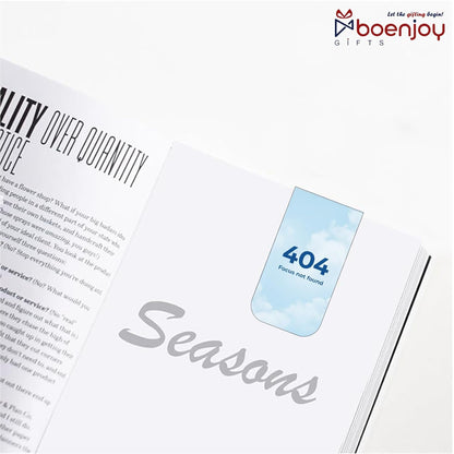 Number Mood Bookmark Set of 10-8 Magnetic Bookmarks + 2 Paper Bookmarks for Book Lovers, Aesthetic Bookmarks, Magnetic Bookmarks for Readers (11 x 2.9 cm)