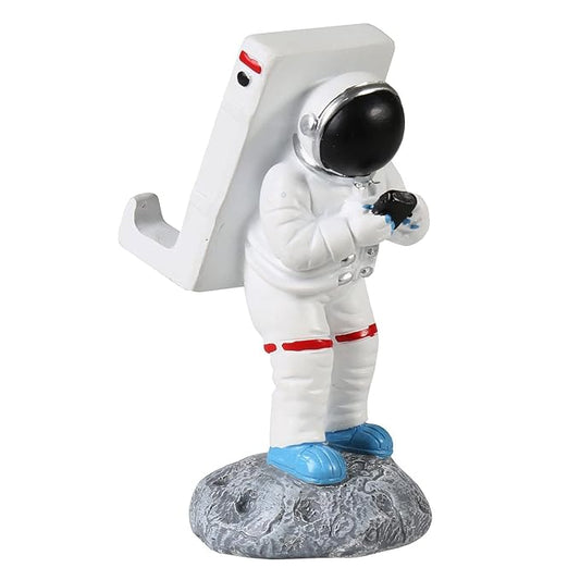 Astronaut Phone Holder - Space Man Cell Phone Stand, Cute Phone Grip, Resin Desk Phone Holder