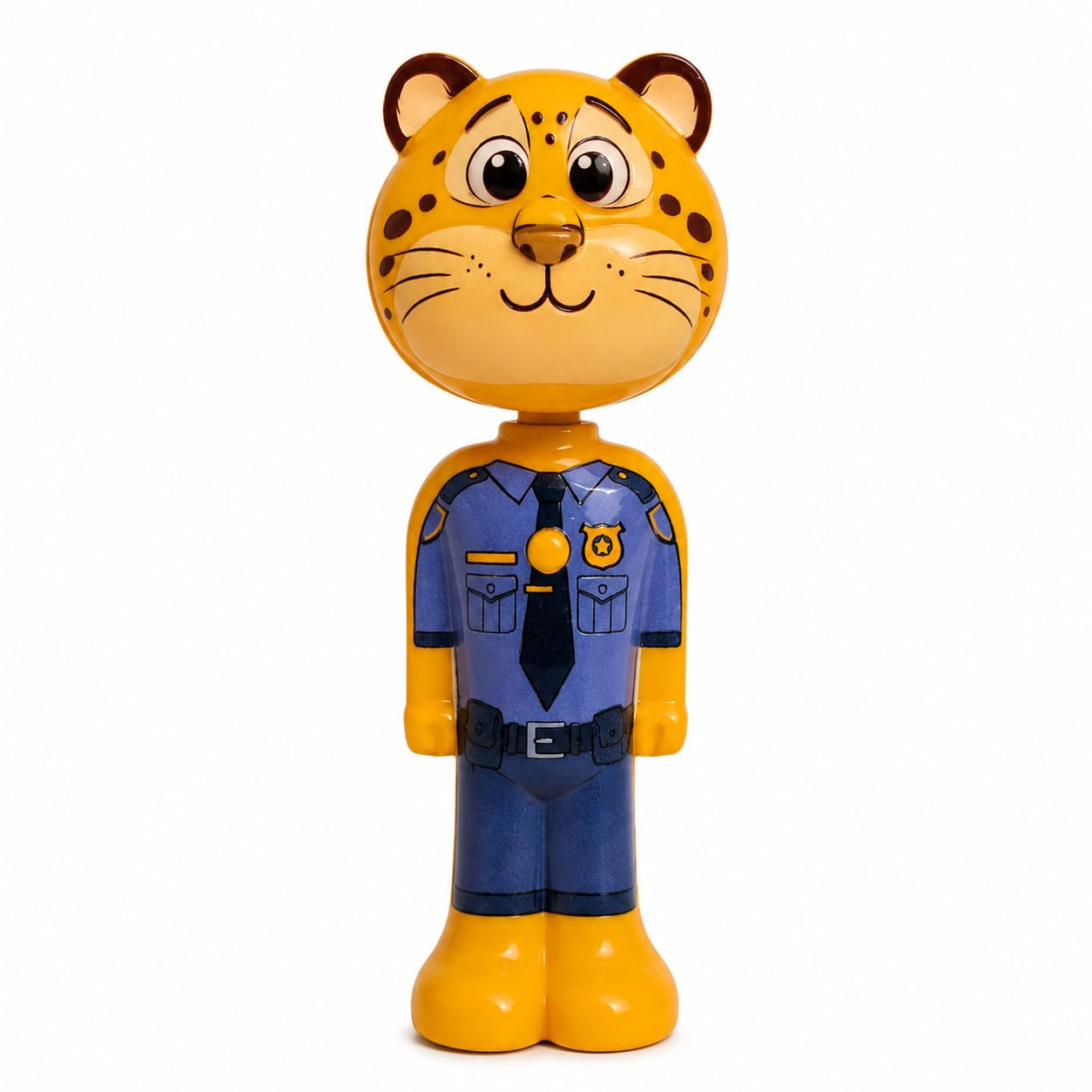 Zootopia Clawhauser Kids Pop-Up Toothbrush | Clawhauser Character Soft Bristle Toothbrush with Protective Cap for kids Boys & Girls