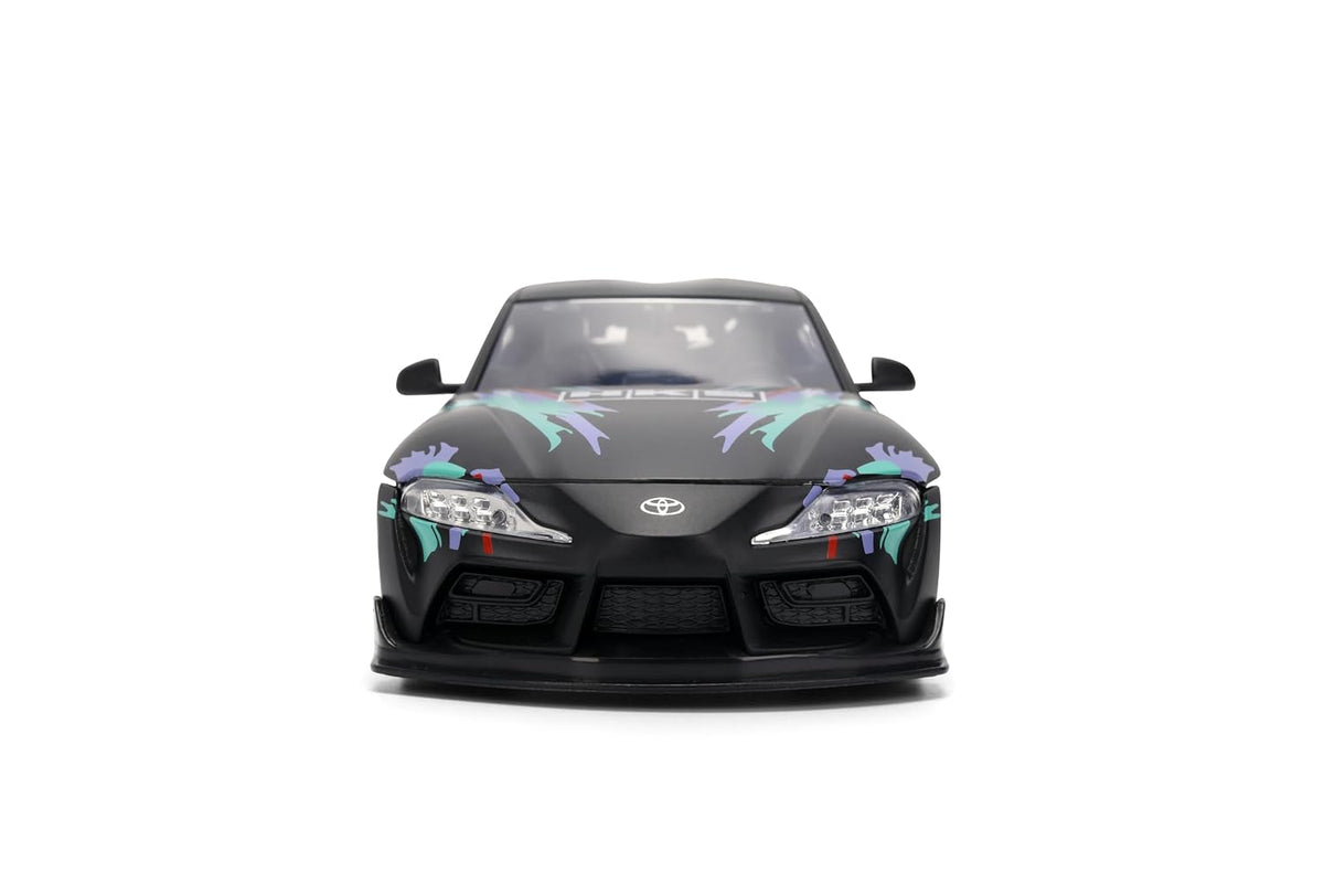 Jada 2020 Toyota GR Supra HKS, Black/Green Toys 37023-1/24 Scale Diecast Model Car ( COD NOT AVAILABLE0