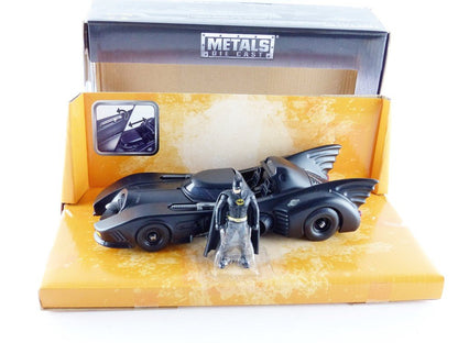 Jada 1:24 1989 Batmobile Toy Vehicle With Batman Action Figure, Black ( COD NOT AVAILABLE)