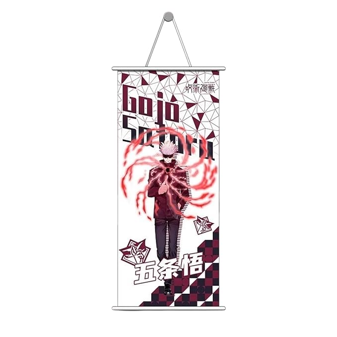 Anime Wall Scroll – 29.13 x13.77 Inche Hanging Scroll | Smooth, Anti-Wrinkle, Wear-Resistant | Art Decoration for Bedroom, Living Room, Office