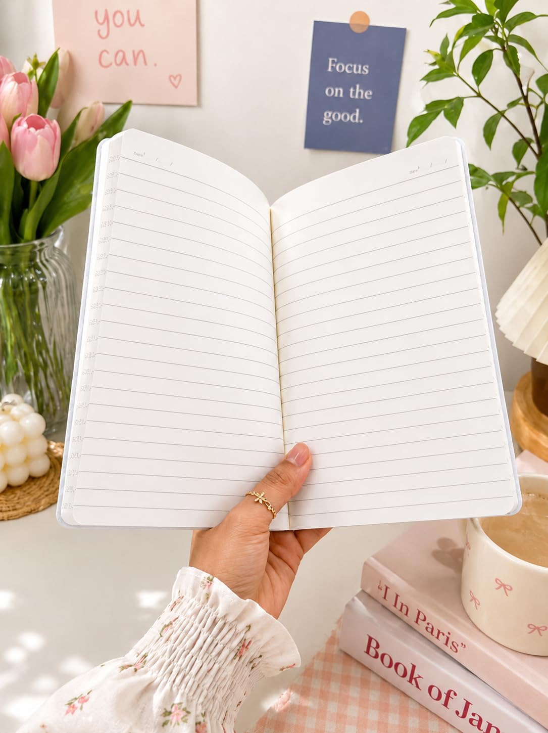 K-Pop Stationery Set, 6 Notebooks with 100 Pages Each and 6 Smooth Gel Pens, Gift for Students and Fans