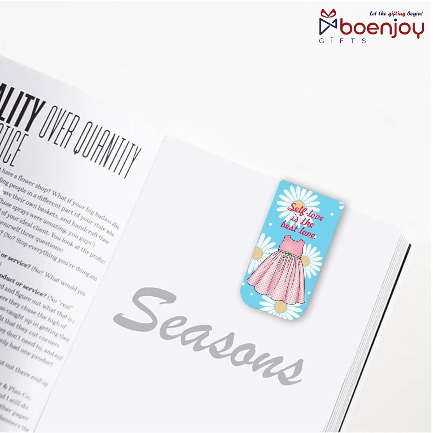 Fashion Bookmark Set of 10-8 Magnetic Bookmarks + 2 Paper Bookmarks for Book Lovers, Aesthetic Bookmarks, Magnetic Bookmarks for Readers (11 x 2.9 cm)