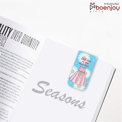 Fashion Bookmark Set of 10-8 Magnetic Bookmarks + 2 Paper Bookmarks for Book Lovers, Aesthetic Bookmarks, Magnetic Bookmarks for Readers (11 x 2.9 cm)