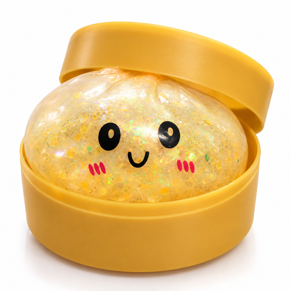 Cute Momo Squishy Toy with Storage Box, Light Up Soft Squeeze Toy for Kids & Adults – 1 Pc ( Cod Not Availble)