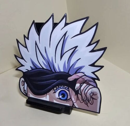 Adesivi Movimento 3D Gojo Satoru Anime Jujutsu Kaisen Adesivi Auto Impermeabili, Adesivi Per Laptop - Foto 8
