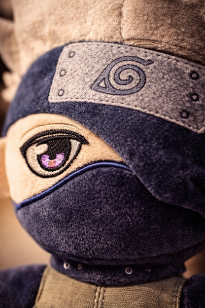 Naruto Kakashi Hatake Plush Toy 25cm | Anime Soft Toy | Naruto Inspired Stuffed Doll | Soft Velvet Fabric | Kids & Anime Fans Gift