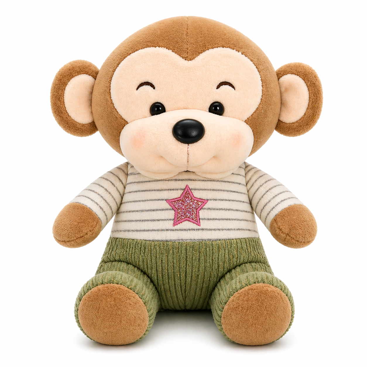 Milo the Cuddle Monkey Plush Toy – Soft Stuffed Animal for Kids, Baby & Gift (25cm Cute Teddy Doll)