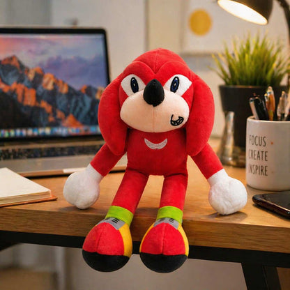 Ugandan Knuckles Plush Toy 32cm | Soft Stuffed Cartoon Character Toy for Kids | Boenjoy Gifts Cute Red Hug Toy for Boys & Girls