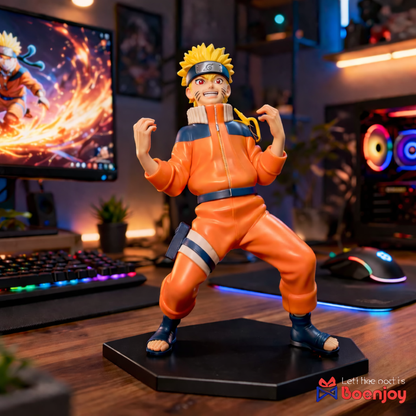 Naruto Uzumaki Anime Action Figure – 20cm Collectible Ninja Statue with Base | Premium Quality Anime Gift