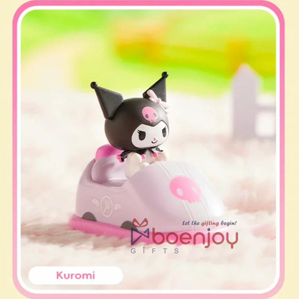 Kawaii Bumper Car Figurine Set | Cute Anime-Inspired Collectibles