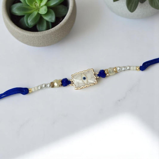 Evil Eye Rakhi for Brother – Stylish Protective Rakhi with Gift Box