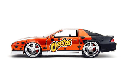 Jada Toys Cheetos 1:24 1985 Chevy Camaro Z28 Die-Cast Car & 2.75" Chester Cheetah Figure, Orange (COD NOT AVAILABLE)