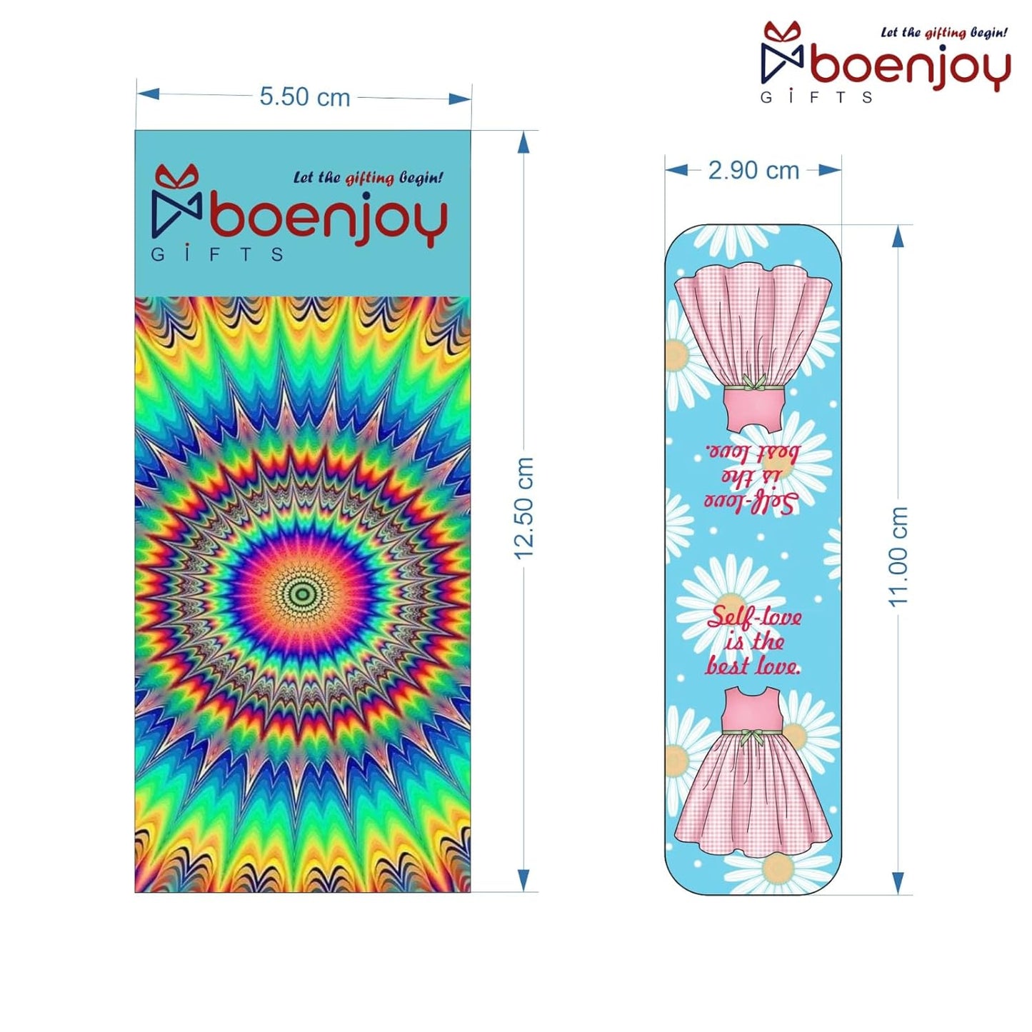 Fashion Bookmark Set of 10-8 Magnetic Bookmarks + 2 Paper Bookmarks for Book Lovers, Aesthetic Bookmarks, Magnetic Bookmarks for Readers (11 x 2.9 cm)