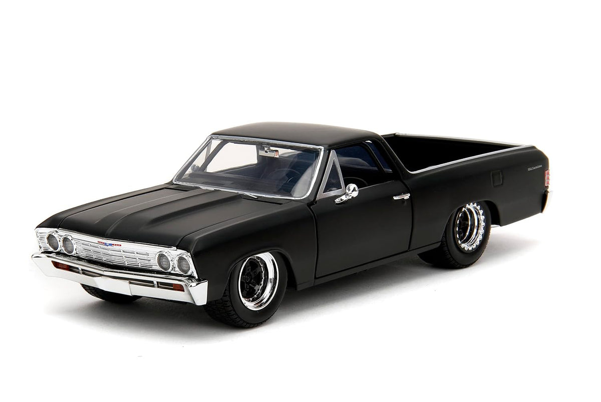 Fast & Furious Fast X 1:24 1967 Chevy El Camino Die-Cast Car, Toys for Kids and Adults,Black ( COD NOT AVAILABLE)