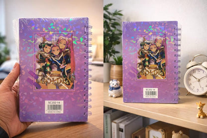 K-POP Demon Hunters Anime A5 Spiral Diary | Premium Hard Cover Writing Journal | Cute Demon Diary for Teens Girls, Boys, Students and Birthday Gift