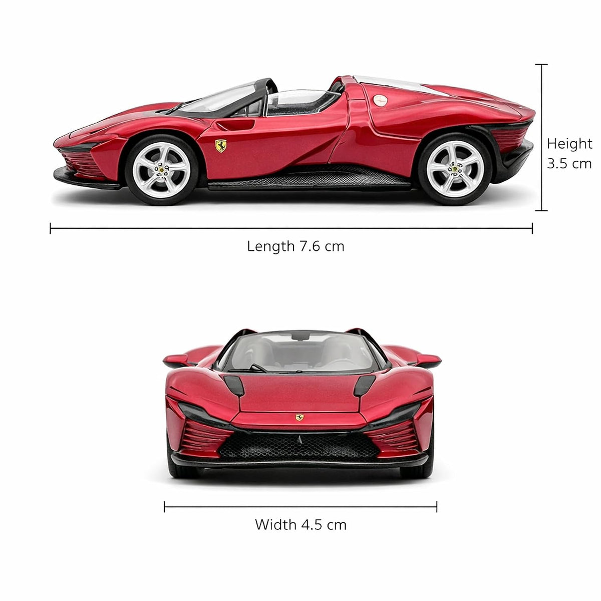 Wizplex Bburago Ferrari Daytona SP3 1:64 Scale Die-Cast Metal Toy Car, Red Collectible Model for Kids & Adults – COD NOT AVAILABLE