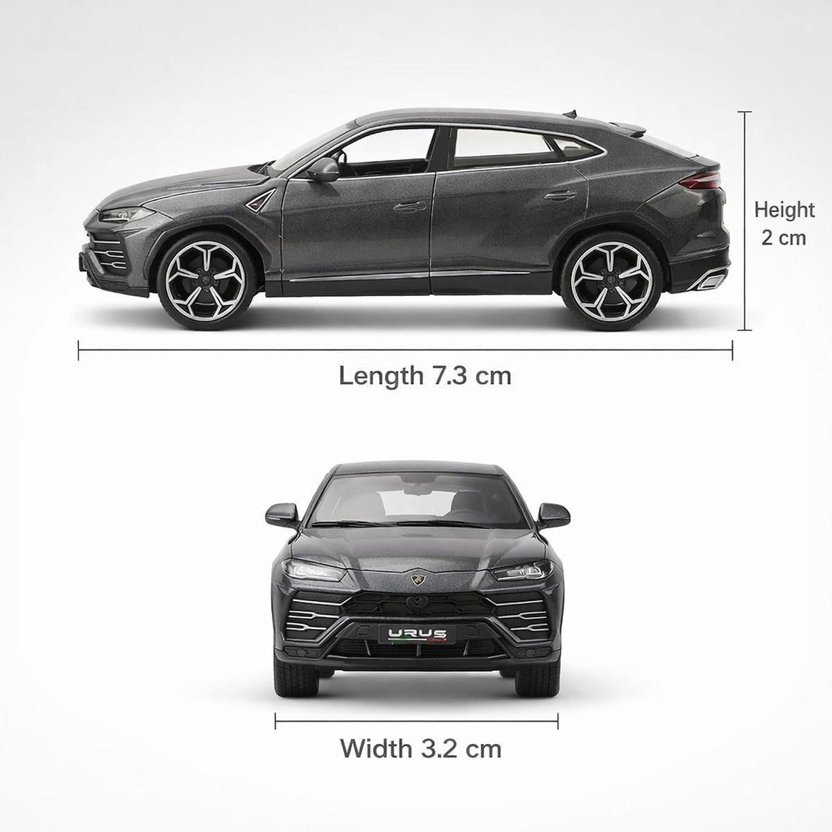 Wizplex Bburago Official Licensed Lamborghini Urus 1:64 Scale Die-Cast Metal Toy Car with Opening Front Doors – COD NOT AVAILABLE
