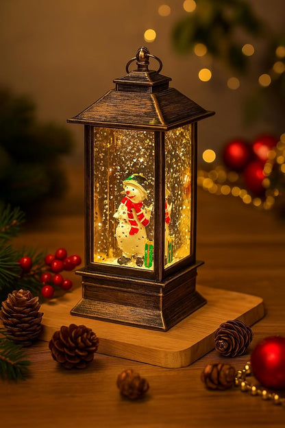 Pink Bear Snow Globe, 10 cm Christmas Decoration | NO Light & NO Music | Cute Snow Globe Decoration for Home, Table & Gift | Warm LED Look | Holiday Xmas Decor for Kids & Adults (Copy)